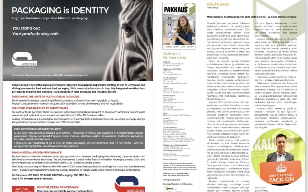 Siamo su Pakkaus Magazine